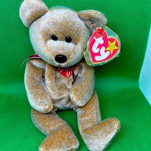 “1999 Signature Bear”Ty Beanie Baby/Collectible/Retired/New/Kids/Stuffed Animal